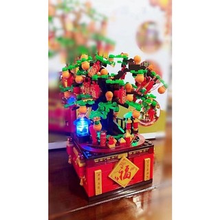 Lắp Ráp Cây Tài Cách Tài Lộc Sung Túc Đầy Nhà, Khai Trương Hồng Phát (Fullbox, Nhạc, Đèn)