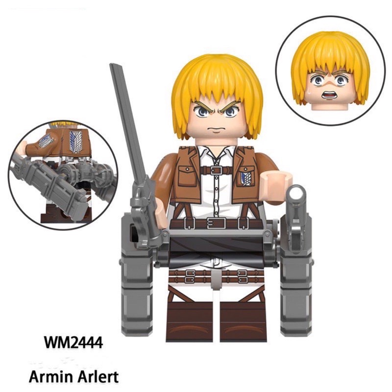 Đồ Chơi Lắp Ráp Mô hình Minifigures Các Nhân Vật Truyện Tranh Attack on TiTan