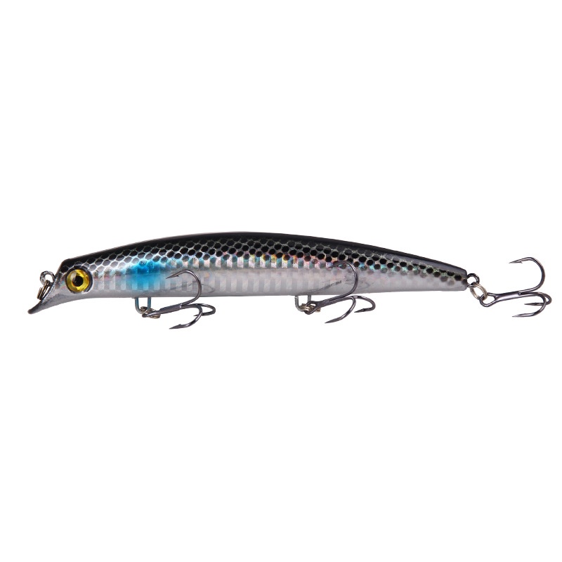 50 Mồi Câu Cá Giả Cứng 12.5Cm / 14g