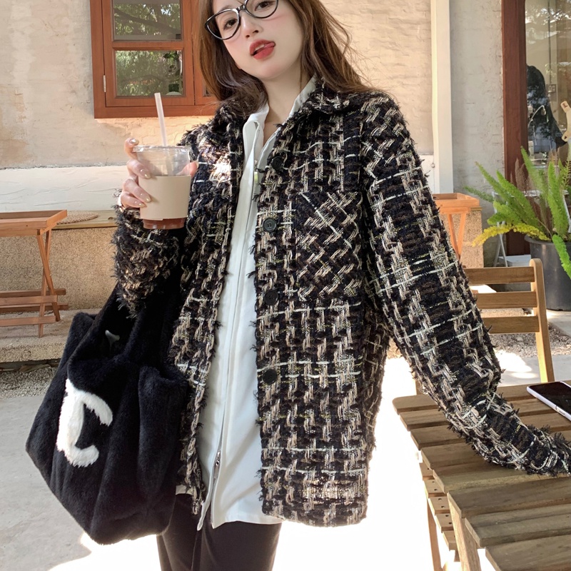 SUXI Áo Sơ Mi Tay Dài Phong Cách Vintage Thời Trang Cho Nữ