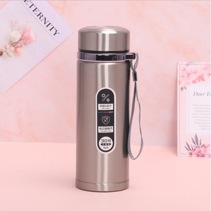 Bình giữ nhiệt inox M370 Dung Tích 600ml Giữ Nhiệt Nóng Lạnh 10,12 Tiếng Inox 304 an toàn với sức khỏe
