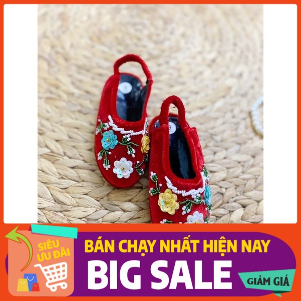 Ngọc Kids - Hài nhung thêu cho bé