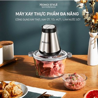 Máy xay thịt đa năng - cối xay thịt thuỷ tinh cầm tay gia đình