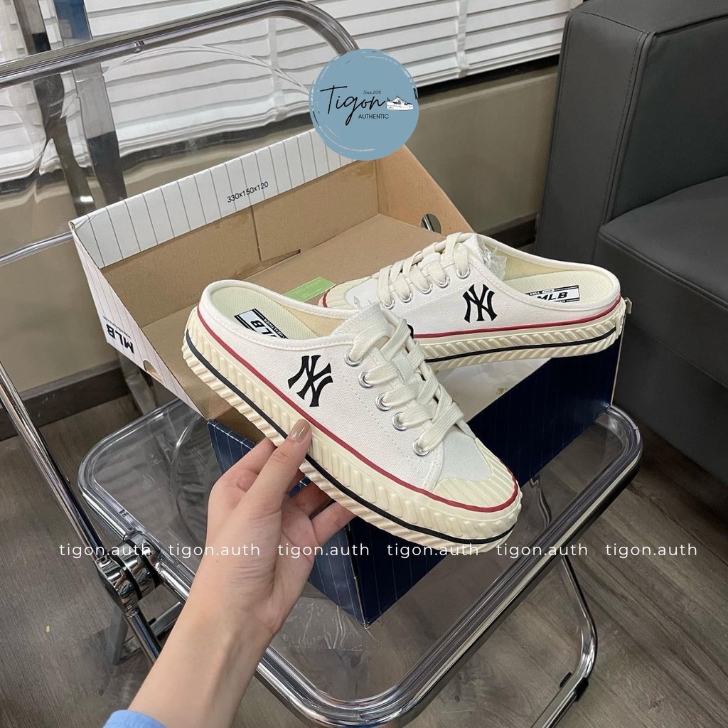 Giày Sục MLB Chính Hãng - Giày Đạp Gót MLB Mule Monogram  Tigon.auth
