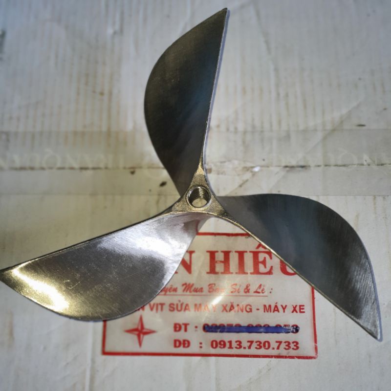 Chân vịt inox máy xăng honda 6.5 vangrua6.0 máy nhong  cam kết như hình giá sỉ