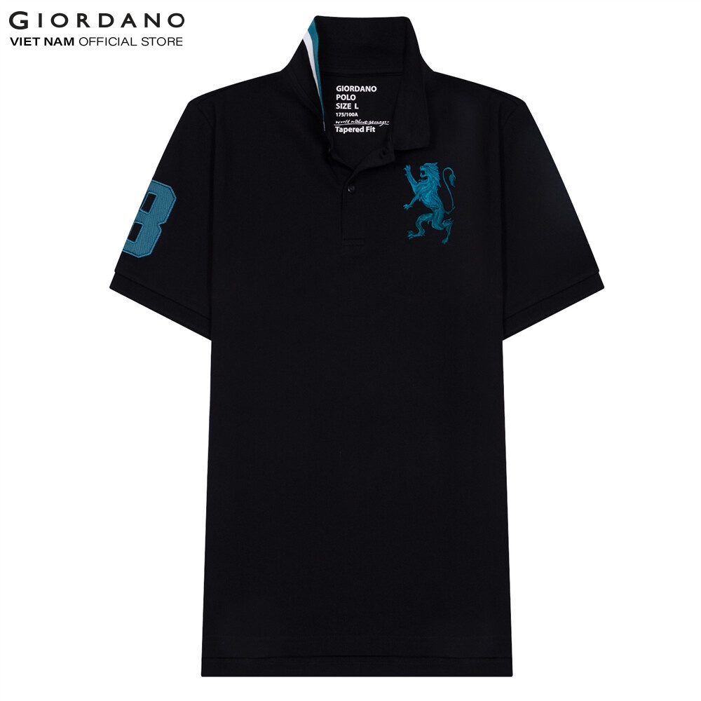 Áo Polo Nam Sư Tử 3D Lion Giordano 01011222