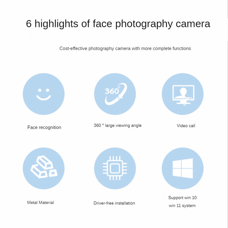 Webcam Nhận Diện Khuôn Mặt Cho windows 10 / 11 windows hello hd 1080p 30fps