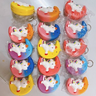 Squishy ngựa ôm mặt trăng chất indo size trung