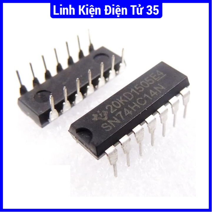 Linh kiện IC 74HC14 DIP14 - IC chuyển mạch Trigger