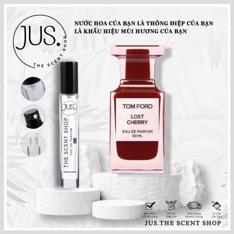 Nước hoa Tom Ford Lost Cherry EDP Tester 5/10ml [ 𝐉𝐔𝐒.𝐓𝐡𝐞𝐬𝐜𝐞𝐧𝐭 ]