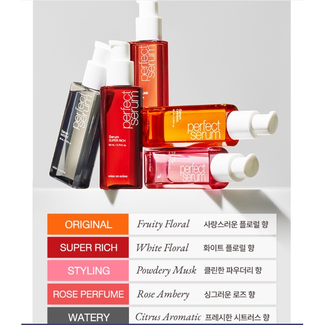 Dầu Tinh Chất Dưỡng Tóc Misen Mise En Scene Perfect Serum 80ml