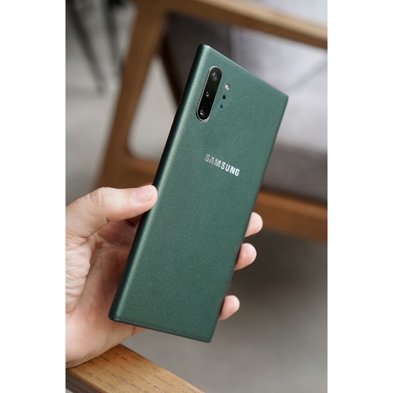 Dán mặt lưng skin xanh rêu nhám Samsung S23 ULTRA NOTE 10 PLUS NOTE 10 S20 ULTRA NOTE 20 S10 PLUS S10 5G NOTE 8 S10
