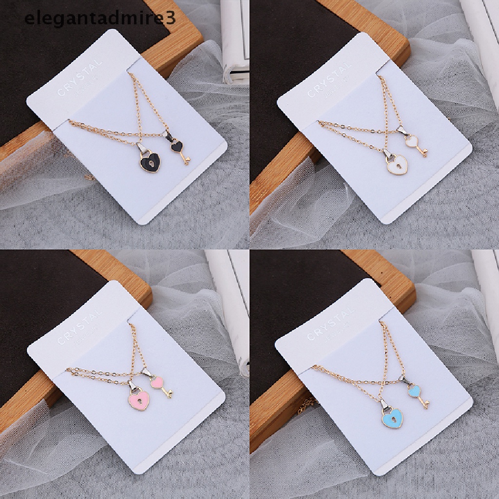 Bộ 2 Vòng cổ Mặt Ổ Khóa / Chìa Khóa Lãng Mạn Cho Cặp Đôi