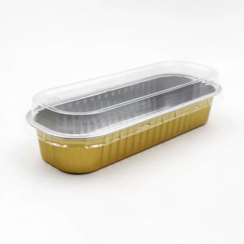 Rectangular Aluminum Foil Tin Foil Cup 200ml Oven Baking Cup Cake Cup Cheese Sweet Potato Baked Baki