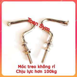 Móc treo đồ inox cho xe máy