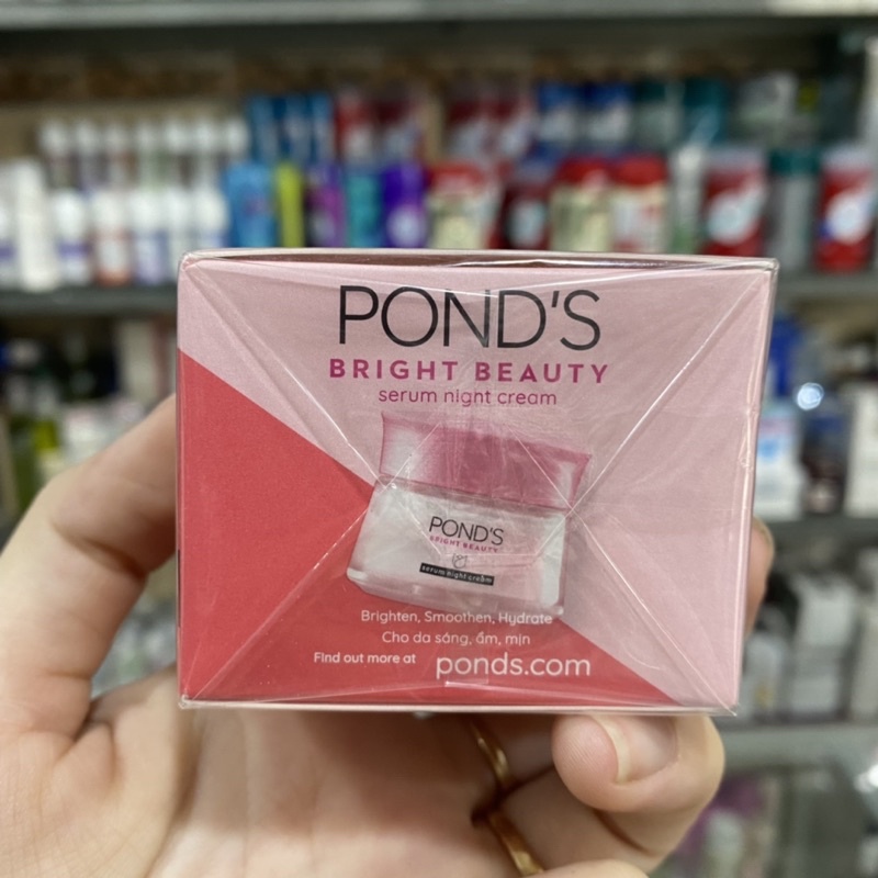 Kem dưỡng da Ponds Trắng hồng tinh khiết ban đêm 30g