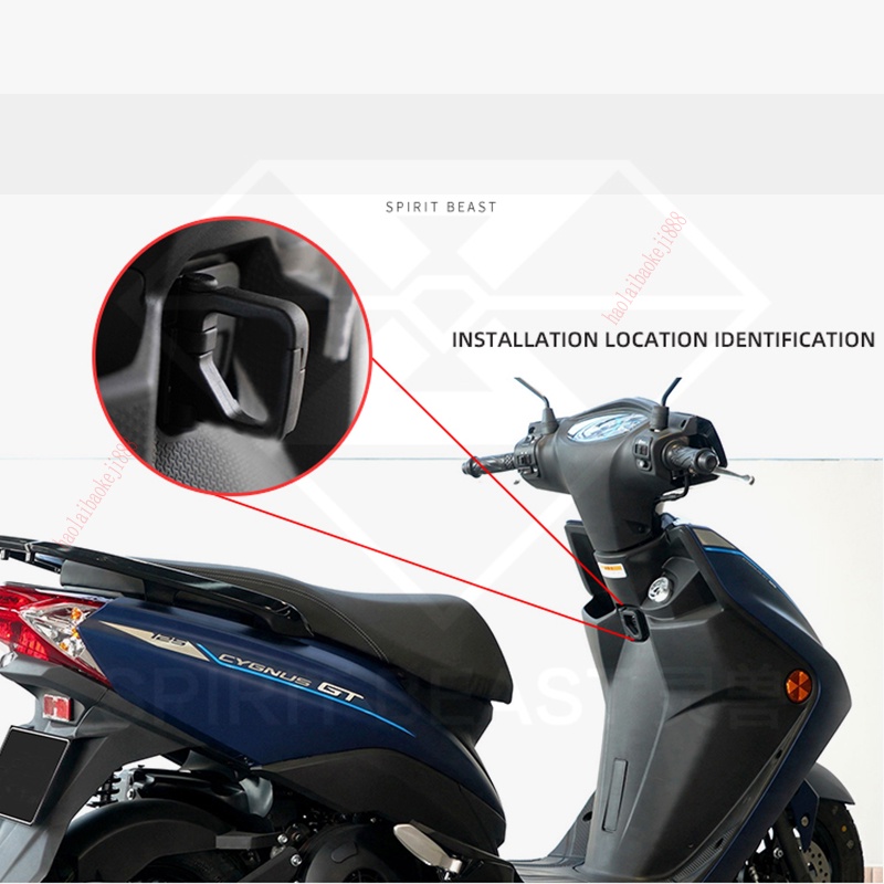 Móc Treo Đồ Gắn Phía Trước Xe Mô Tô YAMAHA JOG-i125 CYGNUS 125GT FX125 XY125