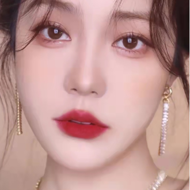 Thỏi Son Lì Nhung Mịn Chống Thấm Nước Lâu Trôi Không Phai Màu Cace Red Brown