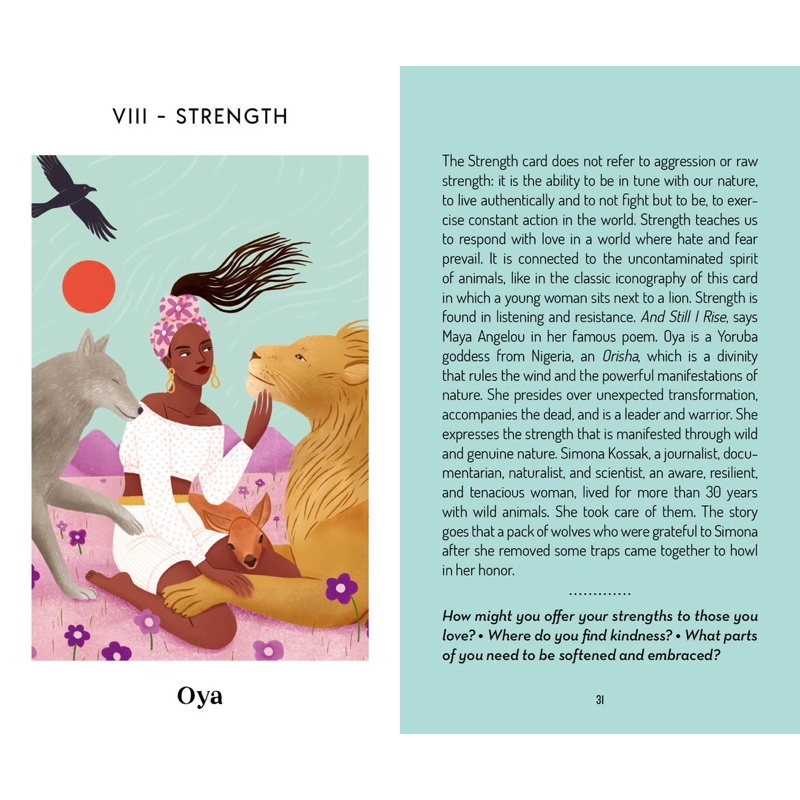 Bộ bài Modern Goddess Tarot: Tarot Cards of Modern Goddesses