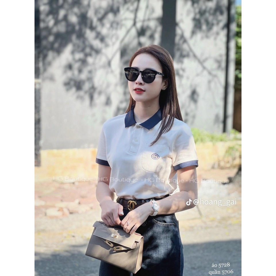Áo polo nữ áo thun polo nữ có cổ thơi trang tay ngắn chất vải cá sấu cao cấp