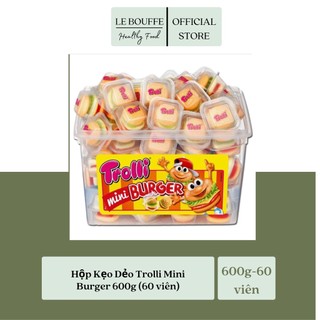 Hộp kẹo dẻo trolli mini burger 600g