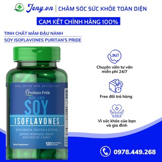 Tinh chất mầm đậu nành Soy Isoflavones Puritan’s Pride 120v date 12/2024