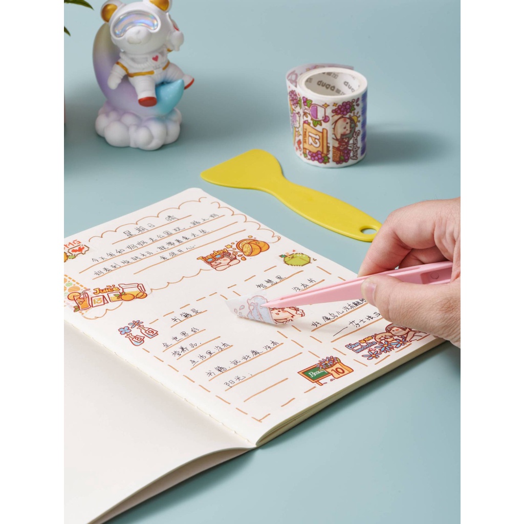 Nhíp Làm Móng Tay Bằng Nhựa Màu Macaron Cho Học Sinh