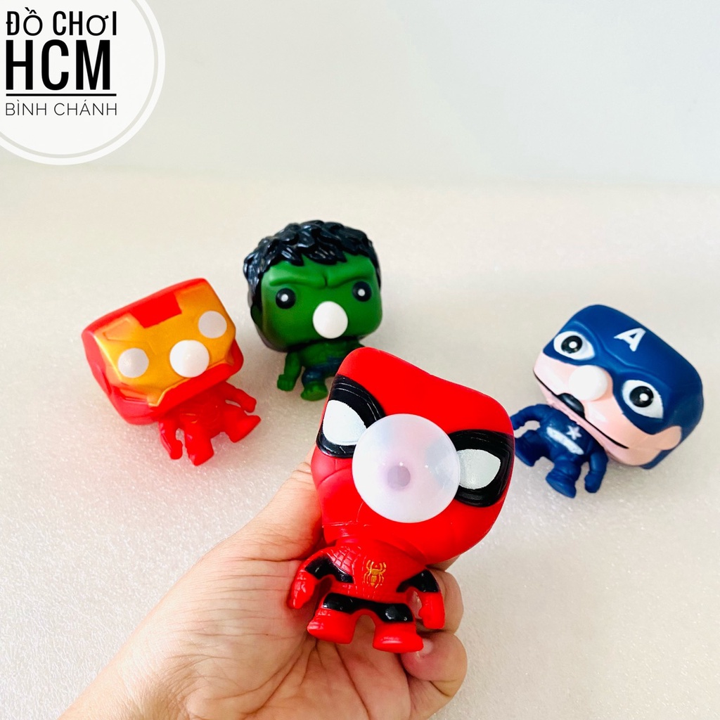 Đồ chơi trẻ em siêu anh hùng thổi bóng cho bé thích Hulk, Spider man, Captain American, Iron man