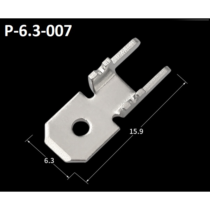 Combo 5 cái Đầu cos hàn bảng mạch PCB 6.3mm dày 0.8mm các loại (Click vào phân loại để xem hình của sp)