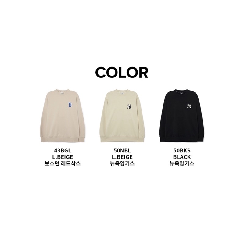 Áo sweater MLB logo mono ss23