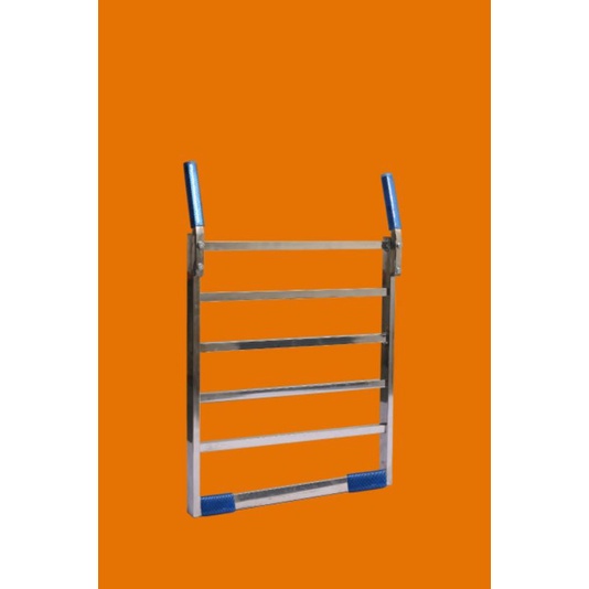 THANG DẮT XE MÁY INOX . KT 46x40 cm