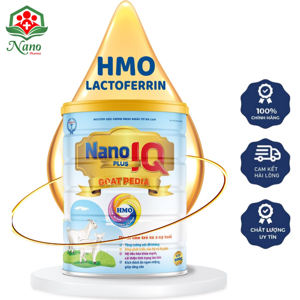 Sữa NANO IQ GOAT PEDIA ( 1-15 TUỔI ) Chuyên Tăng Cân Tăng Đề Kháng Chống Táo Bón