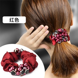 Dây Cột Tóc Đính Hạt Ngọc Trai Thời Trang Cho Nữ