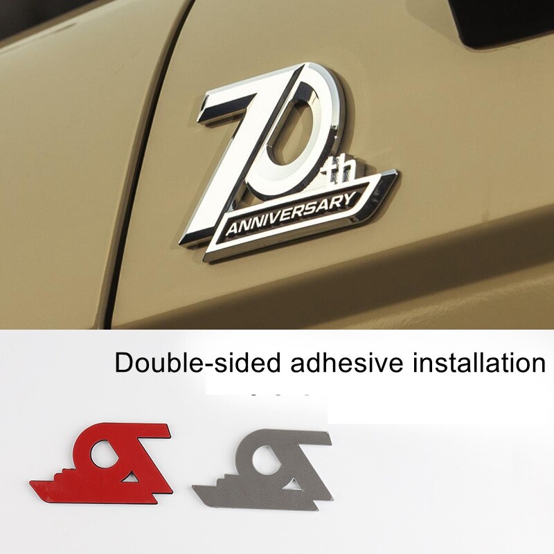 Logo Dán Trang Trí Xe Hơi TOYOTA LAND CRUISER LC200 Kỷ Niệm 70 Năm