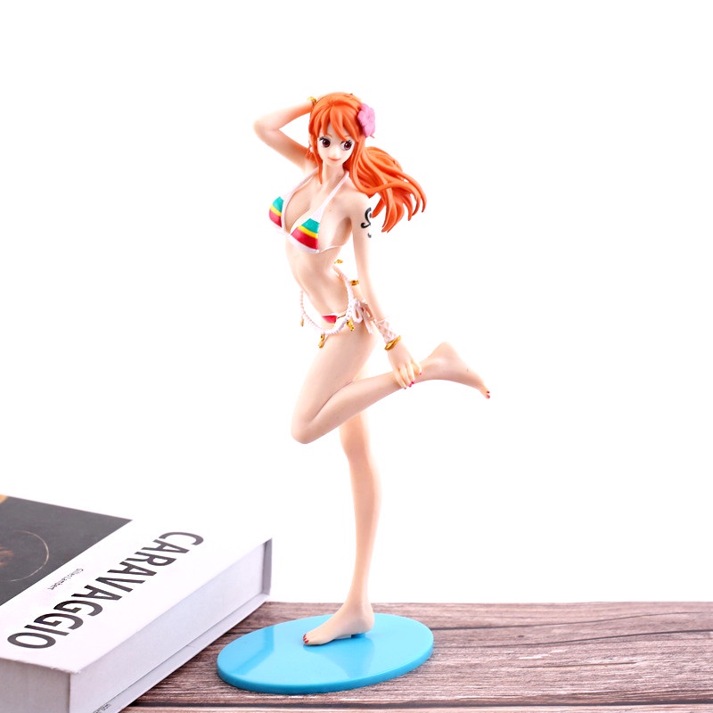 Mô Hình Búp Bê Nami / Nữ Anime One Piece 24CM Bằng PVC Gợi Cảm