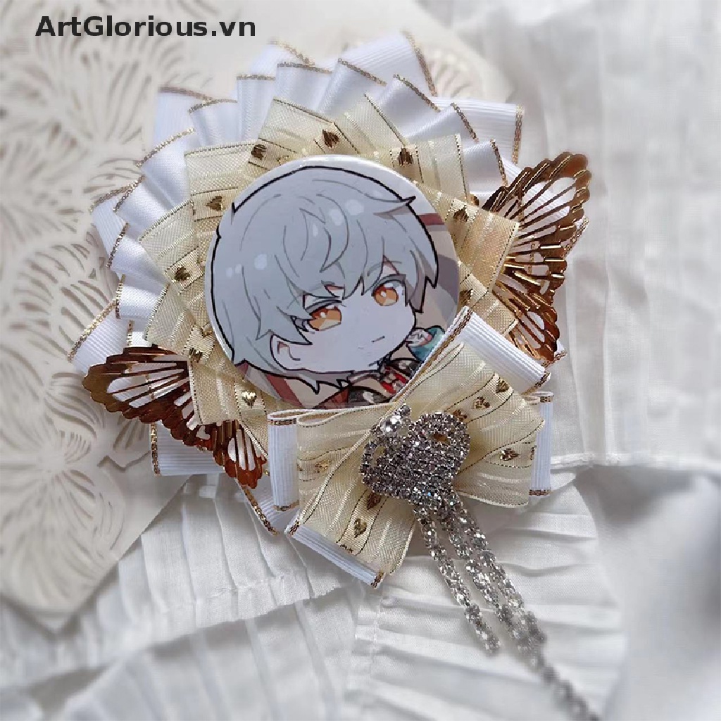 Giá Đỡ Huy Hiệu Cài Ba Lô / Huy Hiệu Hình Hoa Phong Cách Lolita Ngọt Ngào