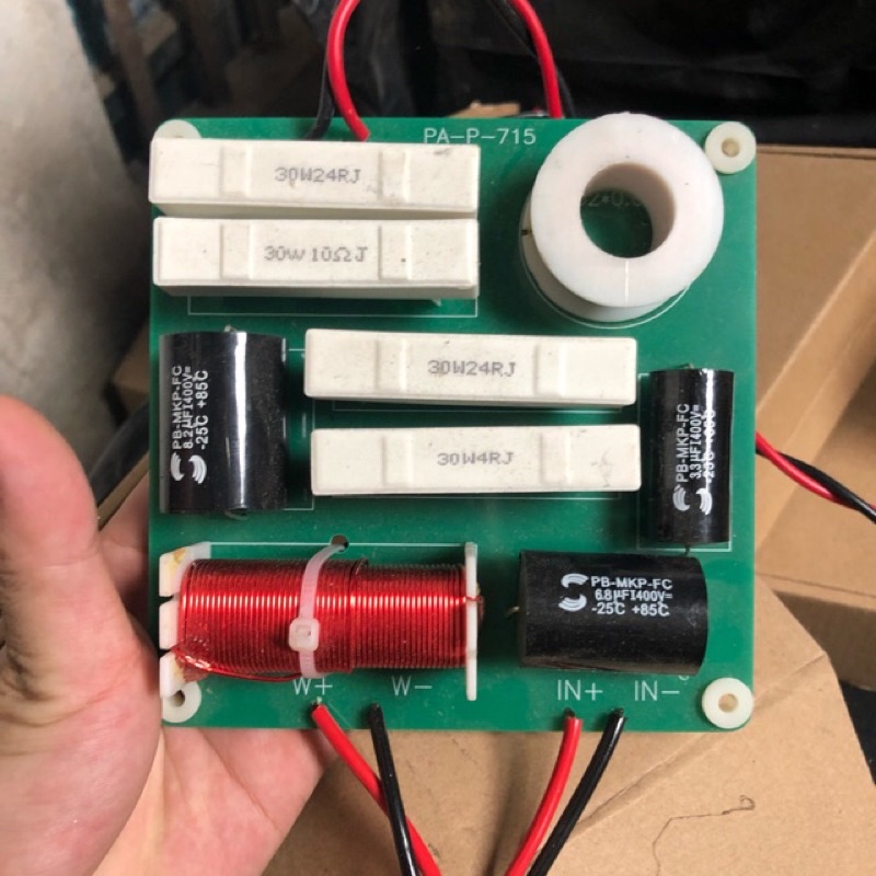 Mạch loc phân tần fun đơn 30 40 dành cho amply và đẩy công suất lớn nhập khẩu .