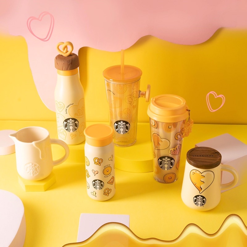 Bình Giữ Nhiệt Starbucks 16Oz  SS Butter Together Hàng Chính Hãng