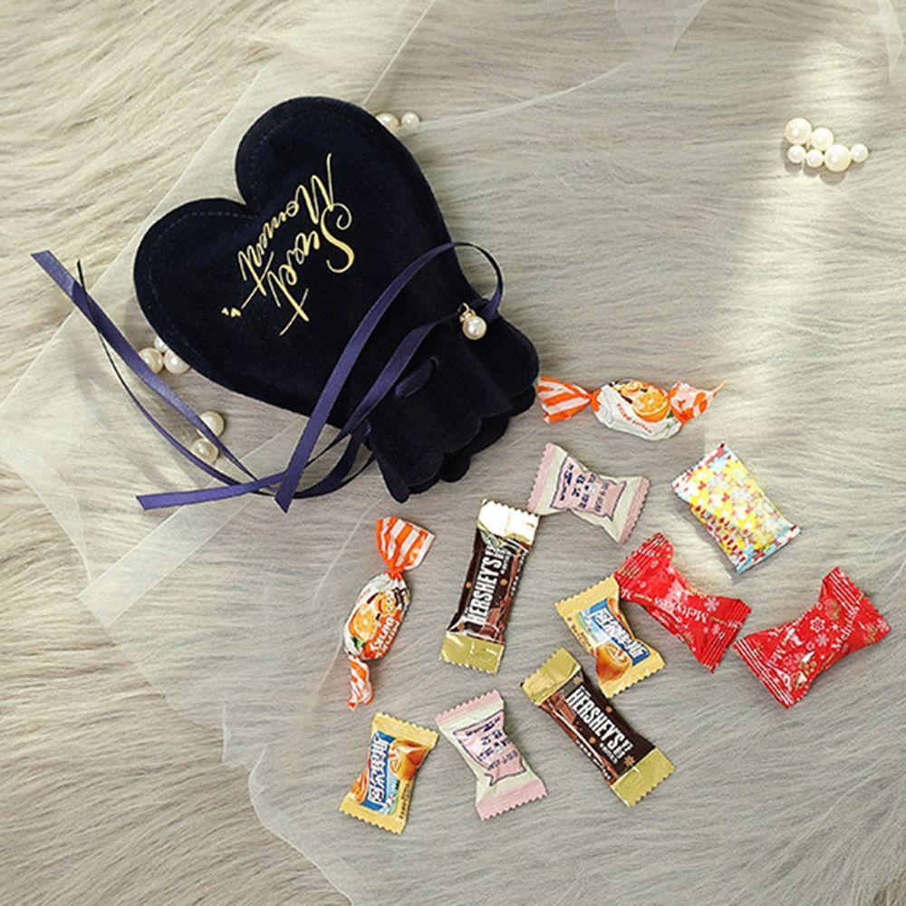 CHOOKEY Bộ 2 Túi Đựng Quà Họa Tiết Trái Tim