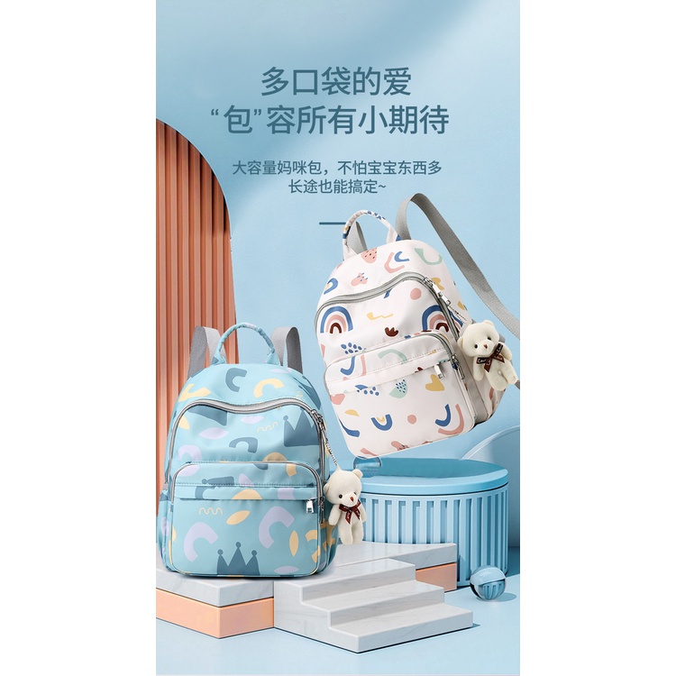 Ba Lô Đa Năng Sức Chứa Lớn Mới Cho Mẹ Bỉm Sữa