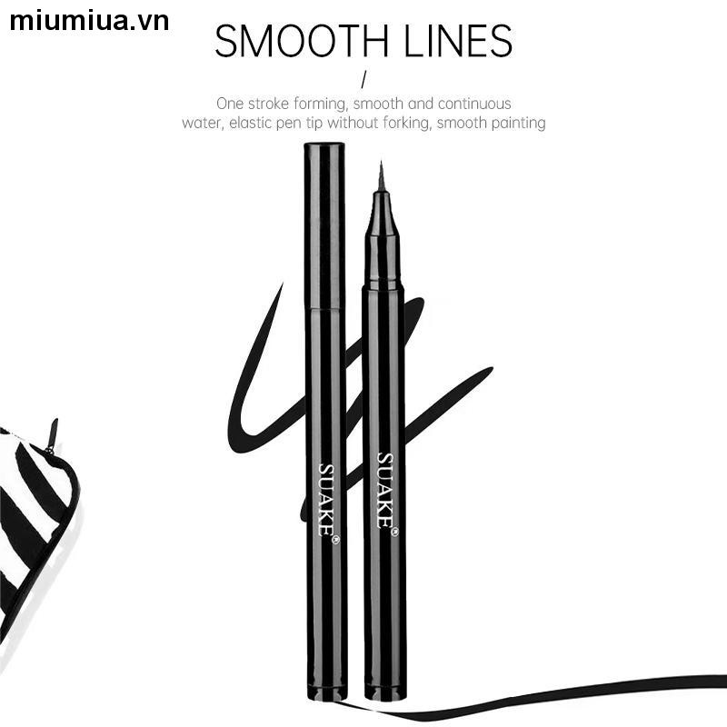 miumiuaBút kẻ mắt trang điểm dạng lỏng SUAKE nhanh khô chống thấm nước