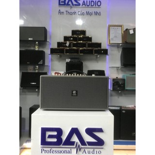 Loa karaoke xách tay Komi KM558, tặng kèm 2 tay mic, loa di động chính hãng