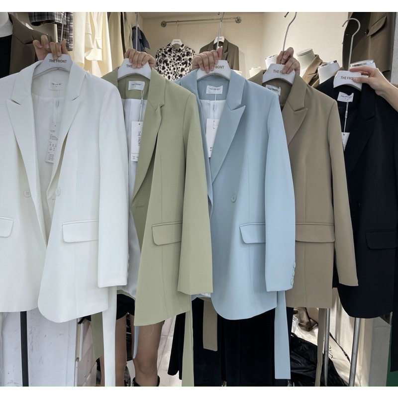 áo blazer cao cấp kèm đai Hàn quốc 2008