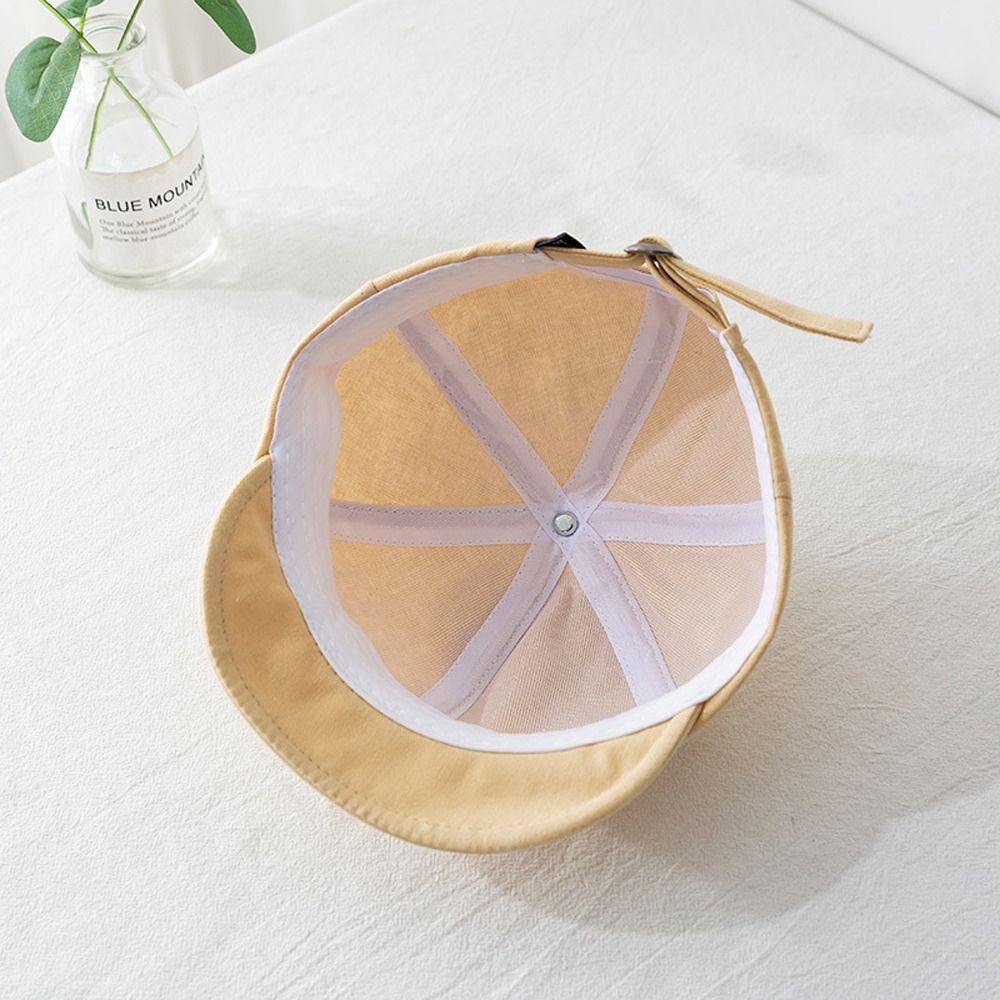 Mũ Lưỡi Trai Cotton Màu Trơn Mềm Mại Thoải Mái Thời Trang Mùa Hè Cho Bé