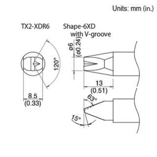 típ hàn bãi chính hãng hakko tx1, tx2