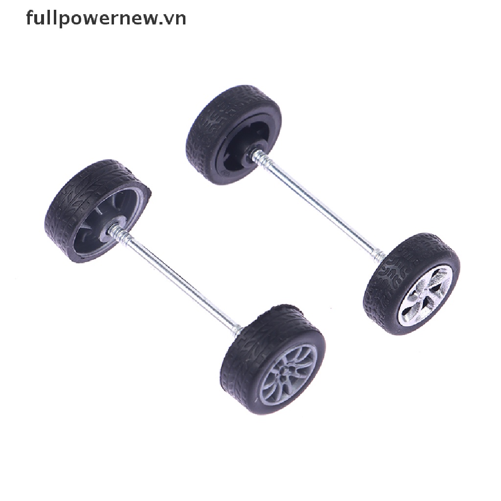 1 Bộ Bánh Xe Cao Su Tỉ Lệ 1: 64 Dành Cho Xe Hơi Đồ Chơi
