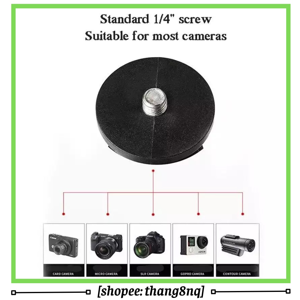 Giá đỡ hợp kim gắn gopro, action cam vào ghi đông, gương xe máy