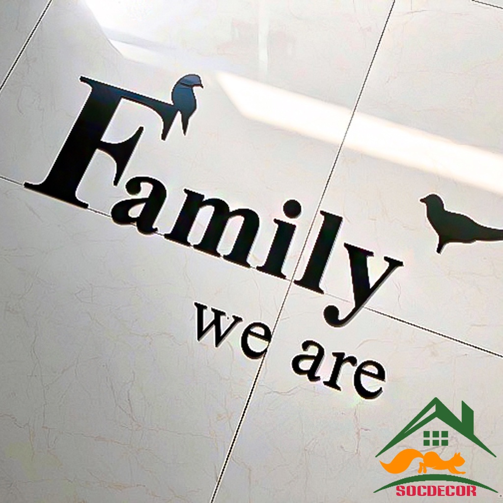 Chữ Alu Vàng Gương, Bạc Gương, Đen Gương Chữ Mica,Cắt Theo Yêu Cầu Của Khách.Socdecor