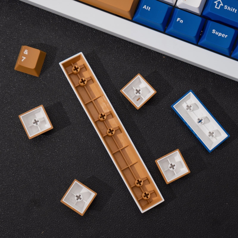 Bàn Phím 171 Phím Màu Trắng PBT Cho Bàn Phím Cơ 68 980 75 87