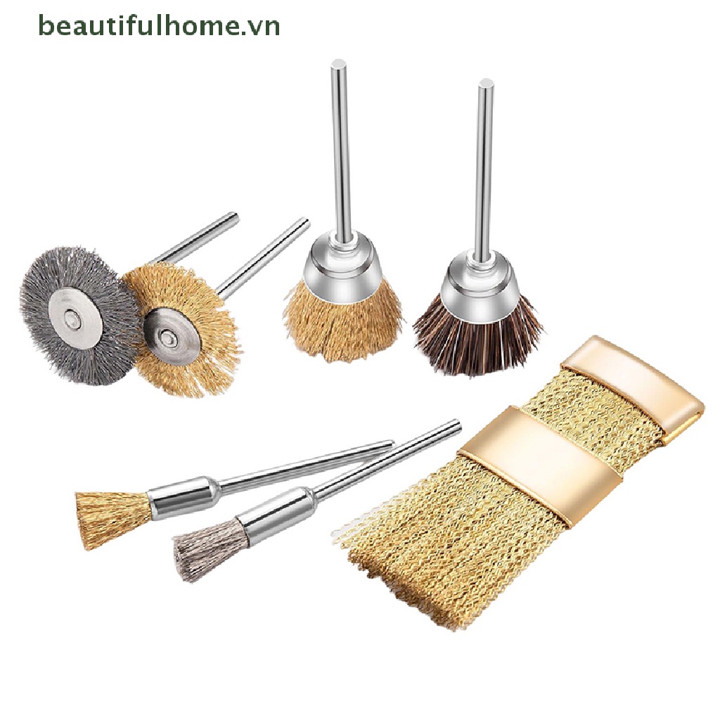 1 Cọ Sợi Đồng Làm Sạch Móng Tay 3 / 32 &quot;